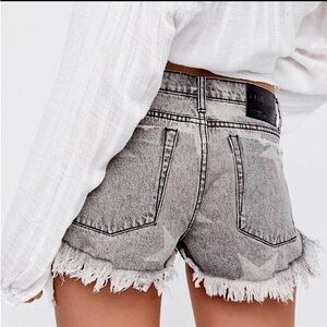 Free People X One Teaspoon Dark Wash Star Bonitas